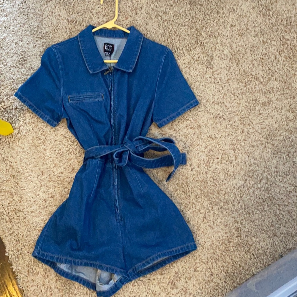 Urban outfitters denim romper
